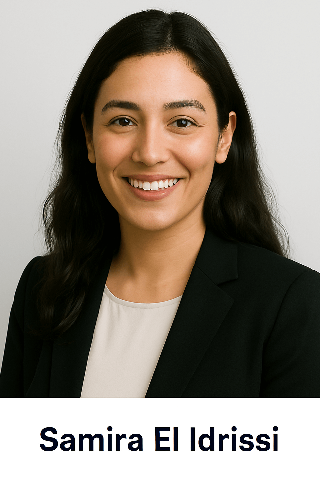 Portret van Samira El Idrissi